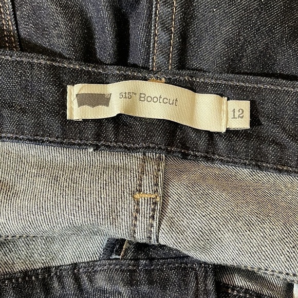 Levi’s 515 Bootcut Dark Wash Jeans size 12 - Picture 9 of 11